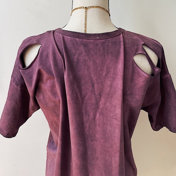 Lace-Up Oversized Tshirt Dress - Picture 5 of 5